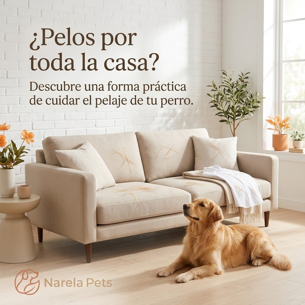 Cepillo Quitapelos para Perros | Pelaje Cuidado, Hogar Más Limpio 🐾