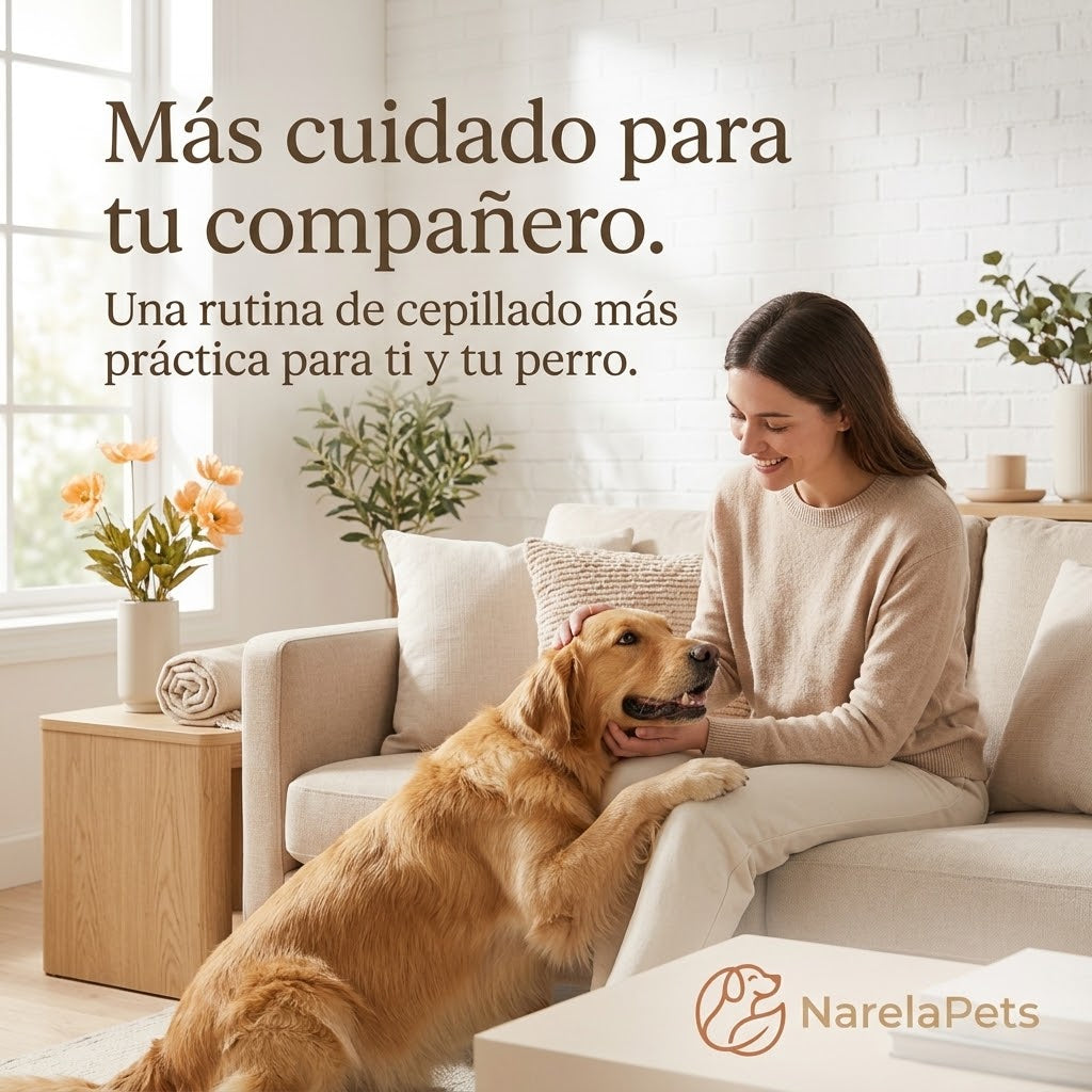 Cepillo Quitapelos para Perros | Pelaje Cuidado, Hogar Más Limpio 🐾