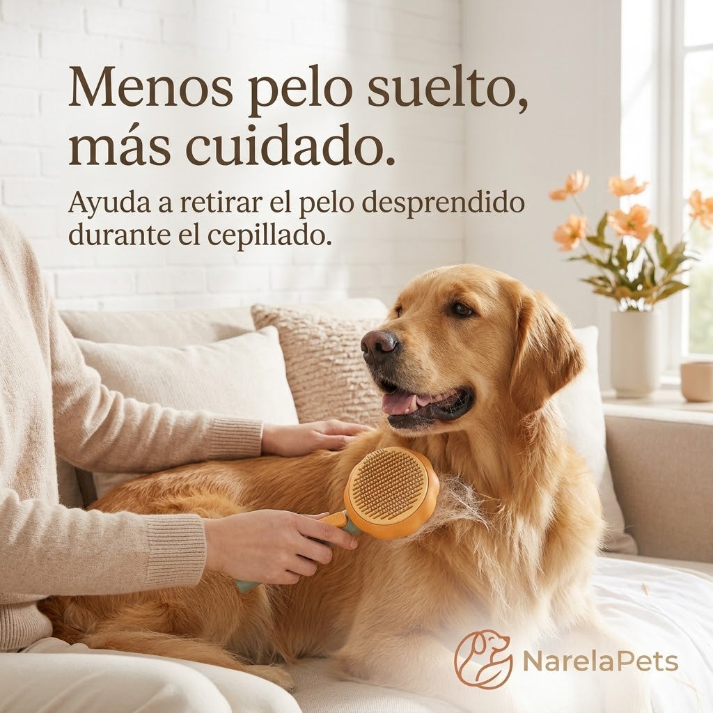 Cepillo Quitapelos para Perros | Pelaje Cuidado, Hogar Más Limpio 🐾