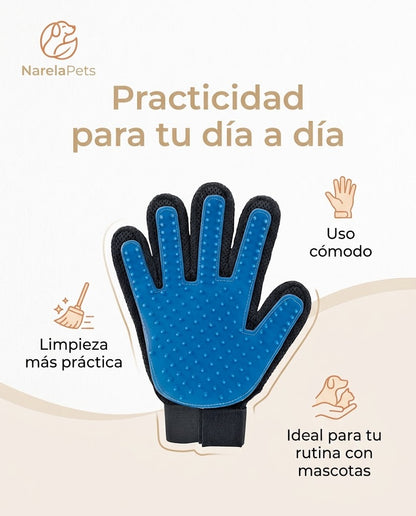 Guante Quita pelos para Perros NarelaPets| Limpieza Fácil y Práctica